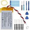 Fuworance Batteria ai polimeri di litio 400mAh 3.7V 616-0223 compatibile con iPod nano 1 Gen A1137 compatibile con iPod Nano 2GB 4GB MA004LL/A, MA005LL/A, MA099LL/A, MA107LL/A