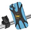 Jumkeet Supporto per telefono da bicicletta, con rotazione a 360°, universale, in silicone, per manubrio da moto, adatto per telefono 13, 12, 11, Pro Max/XR/XS/8/7/6 Plus, Samsung (4 -6,5)
