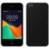 kwmobile Cover Compatibile con Apple iPhone 4 / 4S - Custodia Morbida in Silicone TPU - Crystal Case Custodia Flessibile - trasparente matt