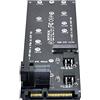 NFHK SFF-8643 a U2 NGFF M-Key SSD Kit adattatore per scheda madre SATA e PCIe