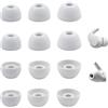 UOWGA Cuscinetti auricolari di ricambio in silicone per cuffie Beats Fit Pro/Studio Buds/Studio Buds+, S/M/L, 3 misure, 6 paia di auricolari, adatti alla custodia di ricarica, tappi per le orecchie