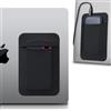 Lacdo Custodia Portatile per Disco Rigido per Laptop, Stick on Pouch con Adesivo Riutilizzabile, per SanDisk, Samsung, Crucial, Unità SSD Esterna Portatile Custodia per Disco Rigido, Nero
