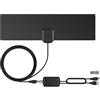 Aukson A44C DVB-T2/DVB-T HD Antenna con amplificatore di segnale 30dB - Antenna interna con cavo da 5 m per TV HD, radio DAB+, autoradio - forte ricezione, facile da installare, compatta e portatile