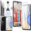 RongZy LCD Display per 6.81 Honor Magic4 Lite 5G/Honor X9 2022 4G 5G Schermo LCD Touch Screen Assemblea Sostituzione di Vetro Digitalizzatore con Strumenti(Nero con Cornice)