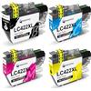 MEGOFFICE LC422XL Cartucce inchiostro Compatibile con Brother LC422 LC-422XL 4-Pack | per Brother MFC-J6940DW MFC-J5740DW MFC-J5340DW MFC-J5345DW MFC-J6540DW Stampante