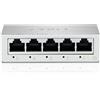 Zyxel Switch Gigabit Ethernet a 5 porte | Non gestito | Alloggiamento in metallo | Splitter Ethernet | Montaggio desktop o a parete [GS-105B v5]