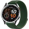 GIOPUEY Cinturini Compatibile con Garmin Approach S44, Nylon Traspirante Sport Loop Cinturino in Morbido Nylon Intrecciato Strap Band - Darkgreen