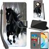 PHINIENLAND Cover per Honor X50 5G / X9b Case PU Pelle Custodia [Kickstand] [Chiusura magnetica] [Slot per Schede], Portafoglio Flip Custodia per Honor Magic 6 Lite,Neve