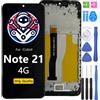 iYAiYO Schermo LCD Display Digitalizzatore Touch Screen Ricambio Compatibile con Cubot Note 21 Original con Marco Schermo Completo con Strumenti