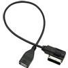 TKSE MP3 Cavo Adattatore USB Interfaccia Musicale AMI MMI AUX per Q5 Q7 R8 A3 A4 A5 A6 - Cavo di Ricarica