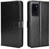 BellaCase Custodia Oukitel C21 [Custodia portafoglio] [Staffa] [Slot per schede] [Flip Cover magnetica] Compatibile con lo smartphone Oukitel C21(Nero)
