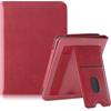 TOPCASE Custodia per Kobo Clara Colour/BW/Kobo Clara 2e/Tolino Shine 4 eReader 6 con funzione leggio e slot per schede, colore: Rosso