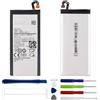 Duotipa Batteria sostitutiva 3000 mAh EB-BA520ABE compatibile con Samsung Galaxy A5 2017 SM-A520F con kit di strumenti di riparazione