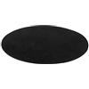 LaTienda23 Tappetino per mouse piccolo extra sottile per computer - Base antiscivolo in silicone ultra sottile - Mouse Pad circolare (20 cm, nero)) (1 pezzo)