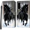 Haninsuze Cover per Samsung Galaxy A56 5G, Portafoglio PU Pelle, Cavallo