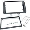 Sound Way Sound-way Kit Montaggio Autoradio | Mascherina 2 DIN | Adattatore Antenna | Chiavi di Smontaggio | Compatibile con Fiat Panda 2002-2012