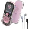 Ouitble Lettore MP3/lettore MP4 HiFi Lossless Music Player con Schermo LCD da 1,77 Pollici con Cuffie Registratore di Altoparlanti Riproduzione di Film E-book (32 GB di piccola scheda di memoria