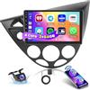 Inefala 9 Pollici Autoradio Android 15 per Ford Focus MK1 C170 1998-2005 2 DIN Schermo (2+64GB) con Wireless CarPlay Android Auto FM RDS GPS Bluetooth WiFi Comandi al Volante Telecamera Posteriore