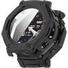 Koelaa Cover per Amazfit T-Rex3 Pro, Custodia per TPU con Proteggi Schermo [Tocco Sensibile] [HD Clear] Custodia per Amazfit T-Rex3 Pro-Nero