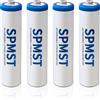 SPMST Rechargeable AAA Batteries Lithium 4 Pack 1200mWh 1.5V Constant Output Triple a Lithium Batteries 1600 Cycles Long Lasting.