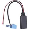 Okuyonic Adattatore Bluetooth AUX in, Resistente al Calore, Pratico modulo Bluetooth per Auto ABS per Radio Grundig Altre parti per autoveicoli e motocicli