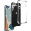 REY Cover in Gel TPU Anti-Shock per Google Pixel 8 PRO, Morbido Silicone Custodie Protettivo Case, Anti-Scratch, Protettiva Sottile Back Cover