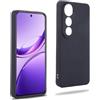 REY Cover in Gel TPU Nera per Vivo V50 Lite 4G/5G, Ultra Sottile 0,33 mm, Morbido Flessibile, Custodia Silicone