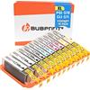 Bubprint 10 Cartucce d'inchiostro compatibili per Canon PGI-570 CLI-571 XL per Pixma MG5700 MG5750 MG5752 MG5753 MG6850 MG6852 MG7750 TS5000 TS5050 TS5053 TS5055 TS6050 TS8050 Multipack