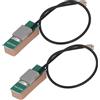 Marhynchus Antenna Dual Band, 2Pcs Antenna GPS BD Modulo di Trasmissione di Ricezione del Segnale GPS a Doppia Banda Attiva in Ceramica Ad Alto Guadagno 28DBI