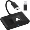 URJD Adattatore wireless per auto Android, connessione cablata esistente in wireless, Plug & Play, facile configurazione, connessione auto 15S, senza fili Android Auto Dongle for Android 11+