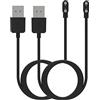 Ruentech Caricabatterie compatibile con casco Smart4u SH55M SH50, cavo di ricarica per Livall BH60SE/BH62/BH51M/BH50T/MT1 Smart Casco USB Adapter (2 nero 1 m)