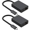 ARCELI Adattatore da micro USB a Ethernet per Chromecast e TV Stick Adattatore di rete portatile Adattatore da USB a RJ45 Ethernet 100 Mbps Adattatore LAN compatibile con Fire TV Stick Adattatore LAN