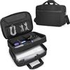 CURMIO Borsa Trasporto Proiettore con Scomparto per Laptop 15.6'', Nero
