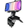 VBGURR Supporto per telefono universale per auto, Compatibile con iPhone X, Nero