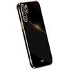 RankOne La Custodia del Telefono è Adatta per HUAWEI P30 Pro / P30 Pro New Edition (6.47 Inches), Case per Cellulare in Silicone con Telaio Galvanico - Nero
