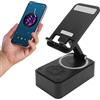 Jectse Supporto per Cellulare con Altoparlante Bluetooth, Altoparlante Audio Surround HD, Supporto per Cellulare Ruotabile a 360 Gradi con Altoparlante Bluetooth Senza Fili per Uomo
