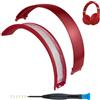 SOPROM Fascia di ricambio compatibile con cuffie Beats Studio 2 & Studio 3 Wired &Wireless Headphones(Studio 3-rosso)