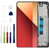 Duotipa Display TFT da 6,67, compatibile con Redmi Note 13 Pro 4G, display LCD touchscreen, montaggio con kit di strumenti di riparazione, senza impronte digitali