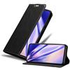 Cadorabo Custodia Libro per Xiaomi RedMi NOTE 8 PRO in NERO DI NOTTE - con Vani di Carte, Funzione Stand e Chiusura Magnetica - Portafoglio Cover Case Wallet Book Etui Protezione