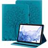 BOLELAW Custodia per iPad Air 3 2019 da 10,5 pollici, con funzione Auto Sleep/Wach, in pelle PU, con pennino capacitivo, slot per documenti, per iPad da 10,5/10,2, colore: blu