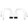 TIENFOKOTA PoE splitter iniettore PoE per telecamere IP e switch, 10/100 Mbit/s, ingresso DC 5 V - 24 V, connettore DC 5,5 x 2,1 mm, cavo a coppia a 8 fili, 1 paio