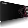 Kimpad ProEdge Series - Mousepad Gaming XL - Tiger Bianca/Rossa 80x30x3 mm - Gomma Naturale, Impermeabile, Bordi Resistenti, Precisione & Controllo, Adatto a PC e Laptop, Design Elegante e Funzionale