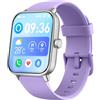 Woneligo Smartwatch Effettua/Risposta Chiamate, 1.8 Orologio Fitness con Alexa Integrato, Smart Watch con Sonno/Cardiofrequenzimetro/SpO2/Contapassi, Impermeabile IP68, 100 modalità Sportive per Android iOS