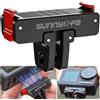 Honbobo Soporte magnético para DJI Osmo Action 5 Pro, Magnetic Mount para DJI Osmo 360/DJI Osmo Nano/DJI Osmo Action 5 Pro/DJI Osmo Action 4/3/2 Quick Release Adaptador Soporte de expansión