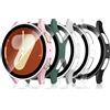 Simpeak 5 Pezzi 2 in 1 Cover Compatibile con Samsung Galaxy Watch 7 40mm, Custodia Caso con Vetro Temperato HD Pellicola Protettiva Anti-Graffio Full Protezione, Clear, Nero, Argento, Oro Rosa, Blu