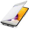SAMSUNG Smart S View - Custodia a portafoglio per A725 Galaxy A72, colore: Bianco