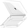 CLM-Tech Custodia compatibile con MacBook Air 15 Pollici M5 M4 M3 M2 A3448 A3241 A3114 A2941 (2026-2023) - Ultra Sottile Rigida Snap Case Cover Trasparente - Custodia Protettiva Cristallo Trasparente