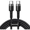 Baseus Cafule PD2.0 100W Blitzaufladung USB für Type C Kabel (20V 5A) 2m Grau/Schwarz