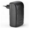 Annadue Iniettore Poe 48V 0.5A, Iniettore Power Over Ethernet con Protezione da Cortocircuito, Alimentatore POE per Telefono IP Telecamera IP