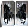 Haninsuze Cover per Samsung Galaxy A32 5G, Portafoglio PU Pelle, Cavallo | Interno TPU Antiurto, Anti-Graffio, Fessura per Schede, Supporto Stand, Design Libro, Flip